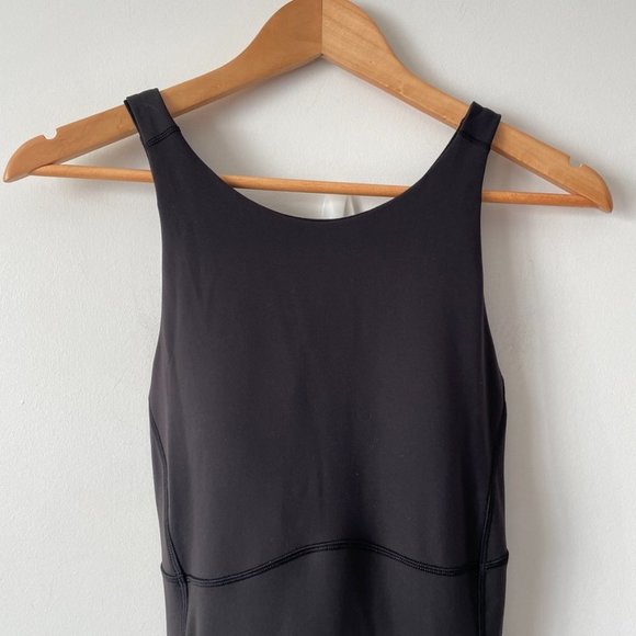 SOLD Lululemon Court Crush Dress in Black Size 8 - Picture 6 of 11
